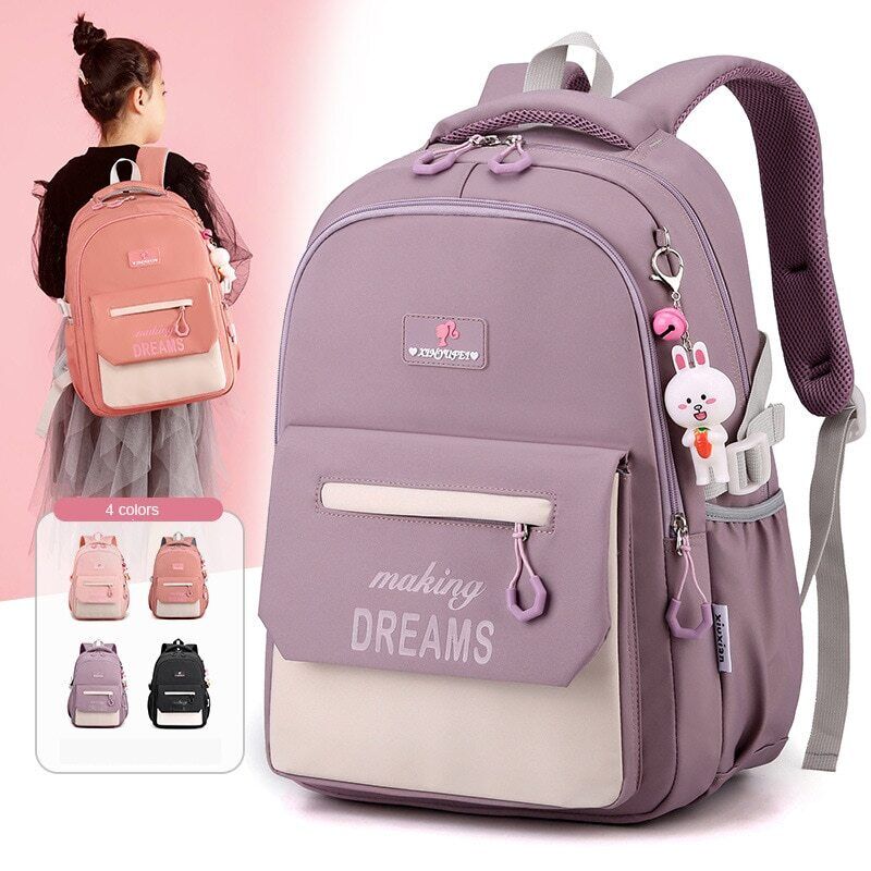 Backpack Girls Primary School Student Bag Children Bookbag Satchels Knapsack