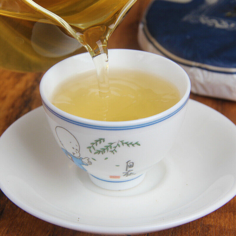 Early Spring Ancient Tree Pu'er Cha Tea Lose Weight Healthy Drink 200g 倚邦