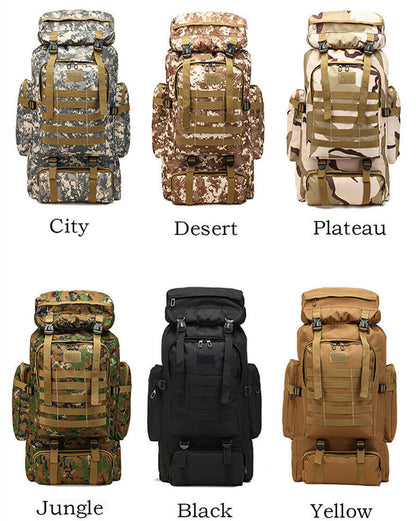 Molle Tactical Backpack Military Hiking Camping Backpack Rucksack Sports Bag