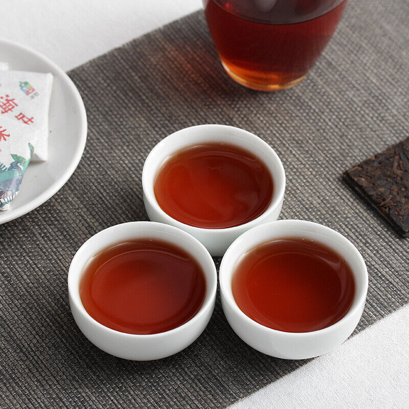 500G Yunnan Pu'er Tea Menghai Flavor Small Square Brick 8g Ripe Tea
