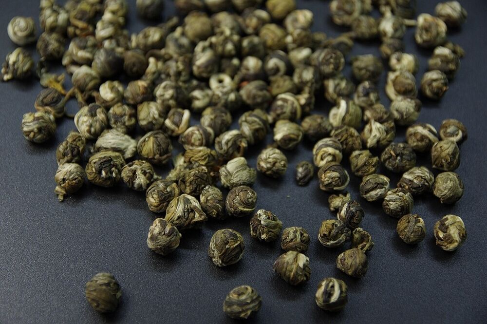 500g, JASMINE DRAGON PEARL TEA Buddhas Tears Green fujian Flower jasmin tee thé
