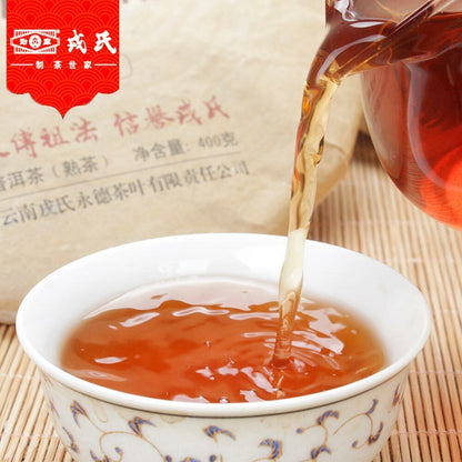 2014 Mengku Rongshi Puer Mu Ye Chun 3 Years Aged Shu Purerh Cake 400g
