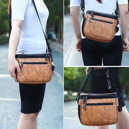 Waterproof PU Leather Bicycle Handlebar Touch Screen Bag Insulated Coolers Box