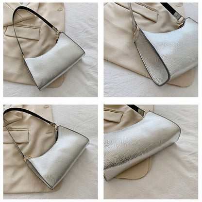 Underarm Bag New Pu Leather Shoulder Bag Texture Handbags for Women