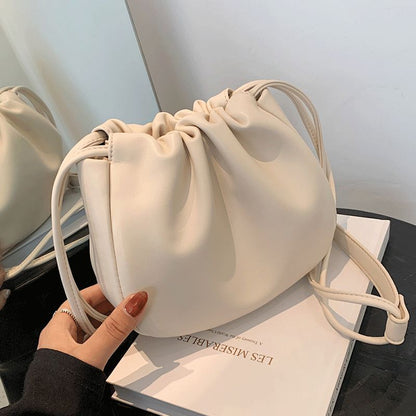 Messenger Bag Handbags Drawstring Crossbody Bags Soft Shoulder Clouds Traveling