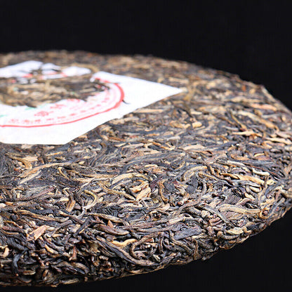 Yin Zhen Gong Bing 2007 Nanqiao Menghai Qiao Mu Sheng Tai Cha Puer Raw Tea 250g