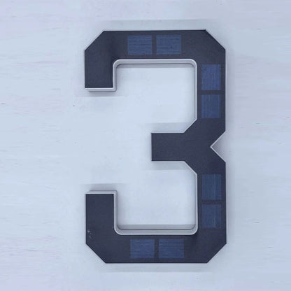 Solar House Number Lights Light Sensor House number Modern Led Address Sign