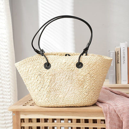 Summer Straw Woven Women Bag Shoulder Bag Woven Tote Bag Beach Bag