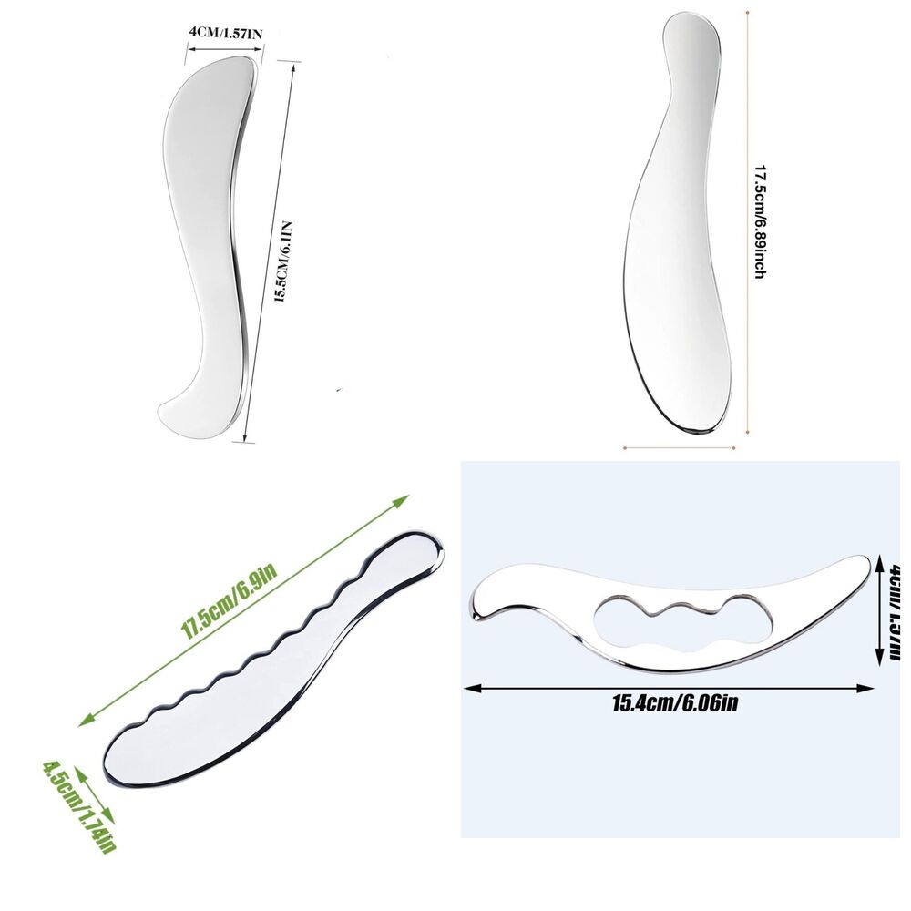 Gua Sha Massagers Stainless Steel Muscles Scraper Physical Therapy Scraping Tool