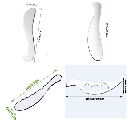 Gua Sha Massagers Stainless Steel Muscles Scraper Physical Therapy Scraping Tool