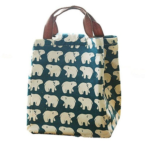 Box Bag Female Picnic Lunch Bags for Women Kids Men Cooler Tote Bag