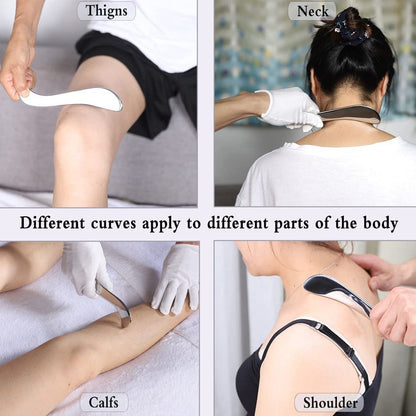 Gua Sha Massagers Stainless Steel Muscles Scraper Physical Therapy Scraping Tool