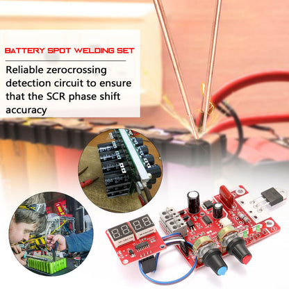 Digital Display Spot Welder time Control Board 100A Updating Current Controller