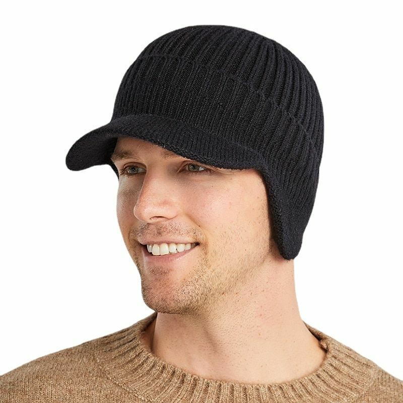 Winter Cap Baseball Outdoor Fishing Riding Thick Windproof Comfortable Soft Hat