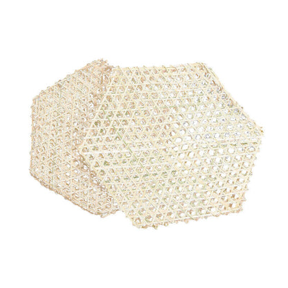Bamboo Mesh Steamer Mat Plate Sushi Seafood Meat Woven Folding Basket Liners NEW
