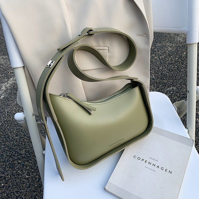Square Shoulder Bags Luxury Handbag Retro Underarm Shopper Bag Synthetic Leather