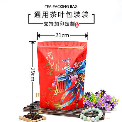 10pc Big Red Robe Oolong Dahongpao Tea Flower Fragrance packing bag 大红袍高山茶单枞茶包装袋