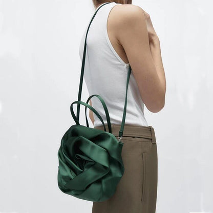 Flower Shoulder Bag Woman Women Handbags Green Ladies Messenger Bag Purse