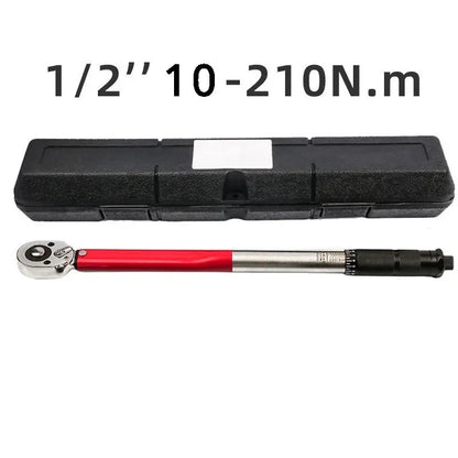 10-210N.m Wrench 1/2 Precise Reversible Ratchet Key Professional Automotive Tool
