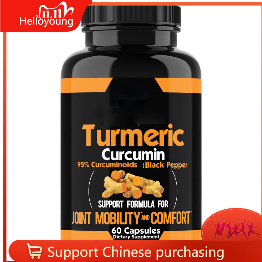 El Mejor anti inflamatorio natural Turmeric Curcuma 95% Curcuminoids Original