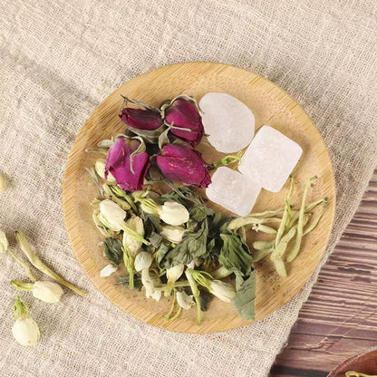75g Rose Jasmine Mint Mixture Herbal Flower Tea Chinese Herbs Tea Health Care