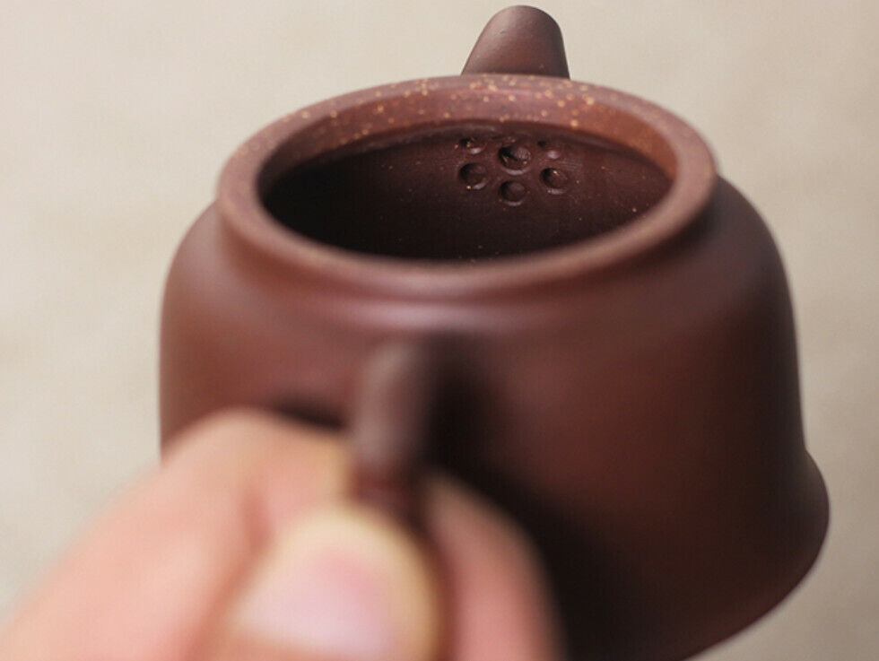 100cc chinese Yixing Handmade Zisha old Purple clay Teapot JinZhong Hu Tea Pot