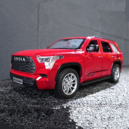 1:24 Toyota Sequoia SUV Diecast Model Car Vehicle To Simulation Sounds Lights