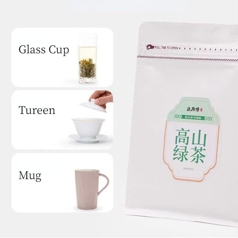 60g New High Mountain Green Tea Bagged Organic Green Tea Loose Leaf Spring Tea