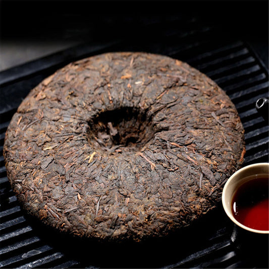 Yunnan Dayi Ripe Puer Tea Black Tea Puerh Tea Cake Ancient Pu-erh Tea 357g