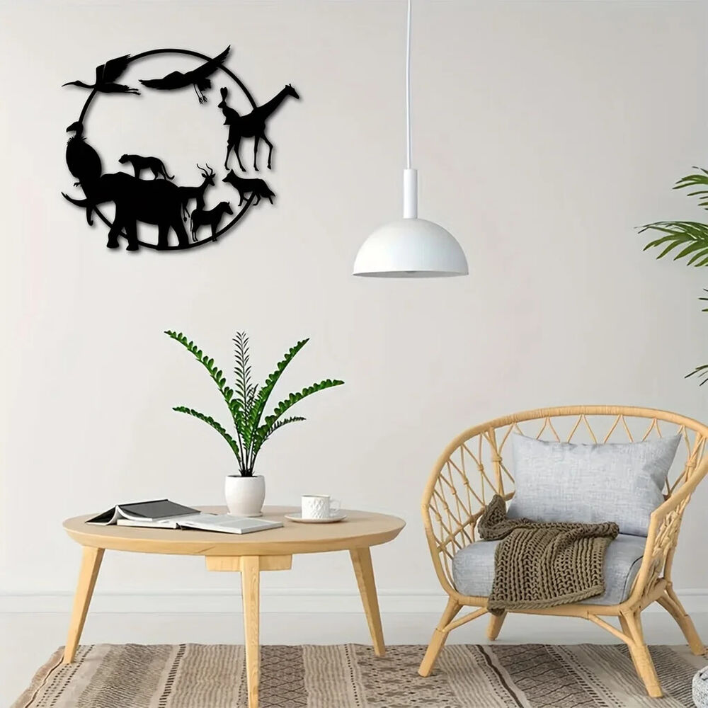 Art Wall Decor, Wildlife Metal Wall Decor, Metal Wildlife Signs, Room Wall Art