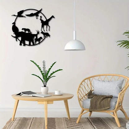 Art Wall Decor, Wildlife Metal Wall Decor, Metal Wildlife Signs, Room Wall Art