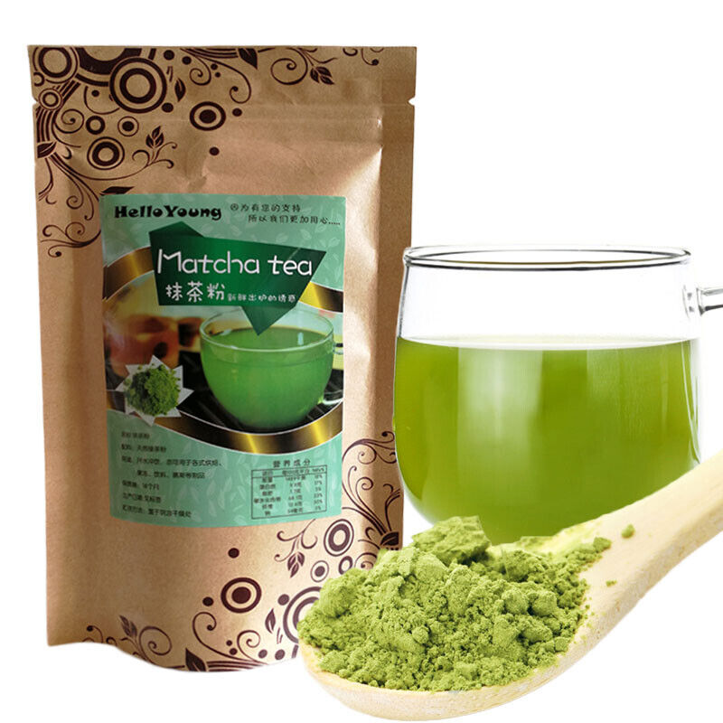 100% Natural 100g Japanese Matcha Green Tea Powder Organic Slimming Tea FOOD
