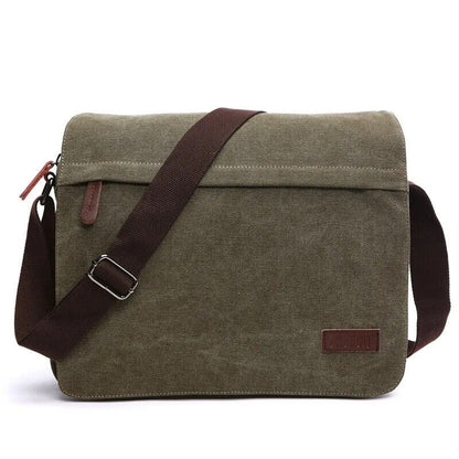 Solid vintage Canvas Messenger Satchel Bags Shoulder Bag Men