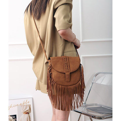 Faux Suede Leather Boho Bag Women's Handbags Bag Women Shoulder Crossbody Bags