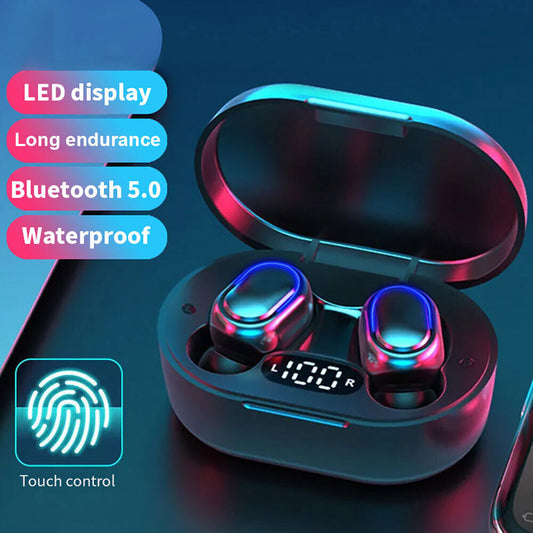 Bluetooth 5.0 Wireless Earbuds Headphone Headset Noise Cancelling TWS Waterproof