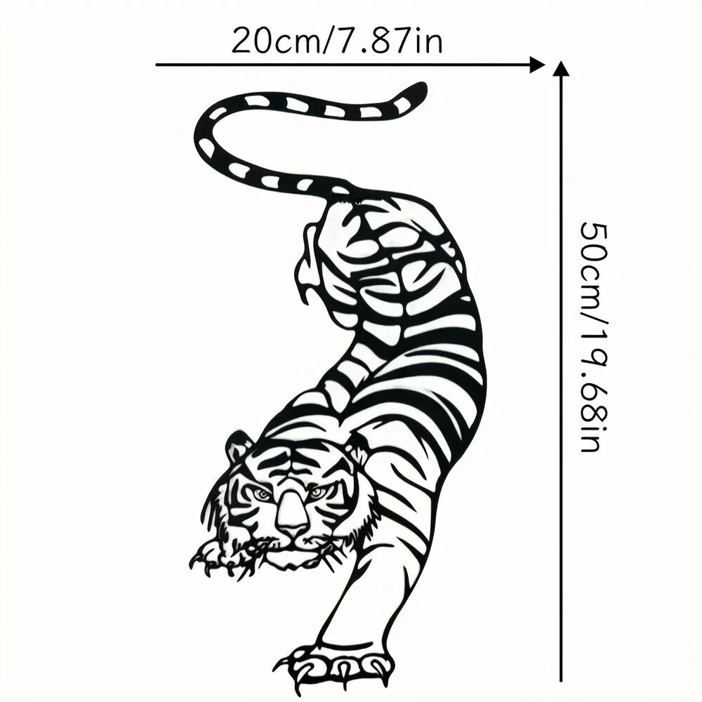 Black Beast Tiger Wall Decoration Perfect for Living Room Bedroom Waterproof