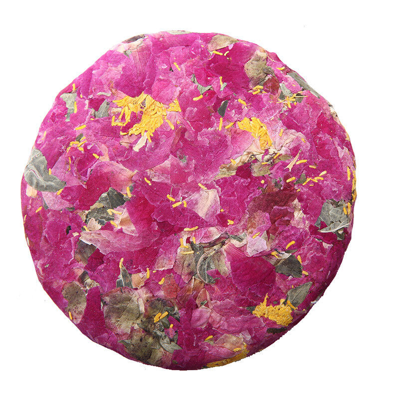 200g Chinese Flowers Tea Cake Flowering Peony Nectar Fragrance Herbal Flowers-