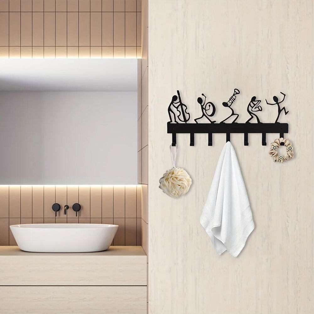 1pc Multi-Purpose Band Hook Great For Organizing Keys, Clothes, Use Wall-mounted