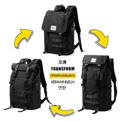 3 in 1 Convertible Travel Backpack Men Women 17inch Backpack Teen School Bag