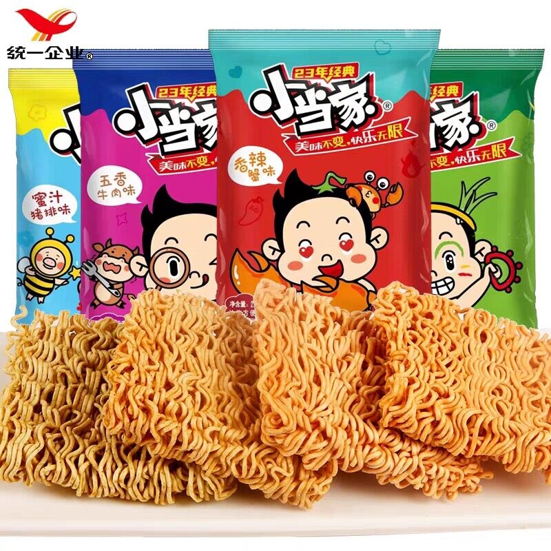 统一小当家干脆面20g*48包 Dry eating instant instant noodles 20g*48bags