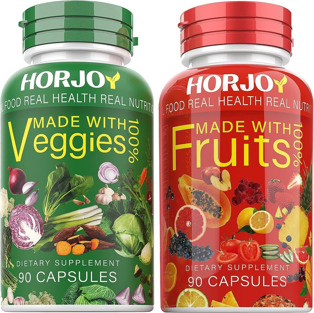 HORJOY Nature Fruits and Veggies/Vitamins Supplements Dietar