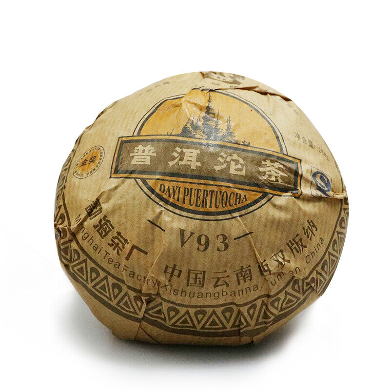 TAETEA V93 TuoCha * 2007 Yunnan Menghai Dayi High Grade Ripe Pu'er Tea Puer 250g