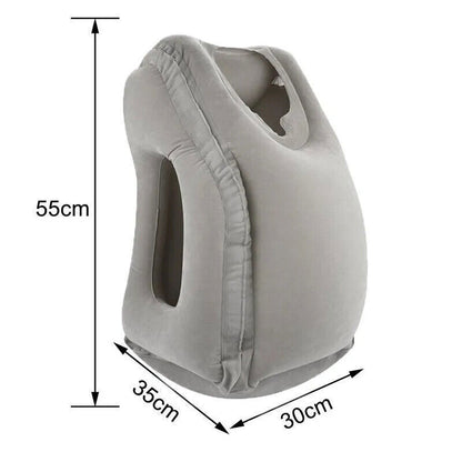 Inflatable Travel Sleeping Bag Neck Pillow Men Women Airplane Train Sleeping