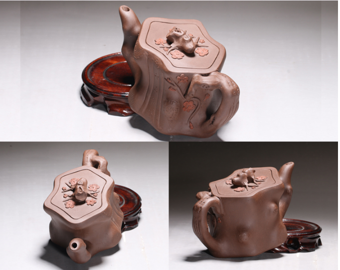 Chinese Yixing Zisha Clay Handmade Exquisite Teapot #863852