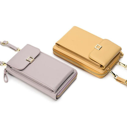 Phone Bag Crossbody Shoulder Wallet Messenger Bags Small Synthetic Leather Purse