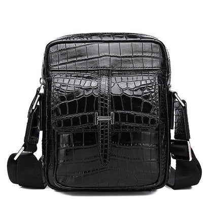 Designer Men's Bag, Real Leather Crocodile Men's Business Shoulder/Messenger Bag