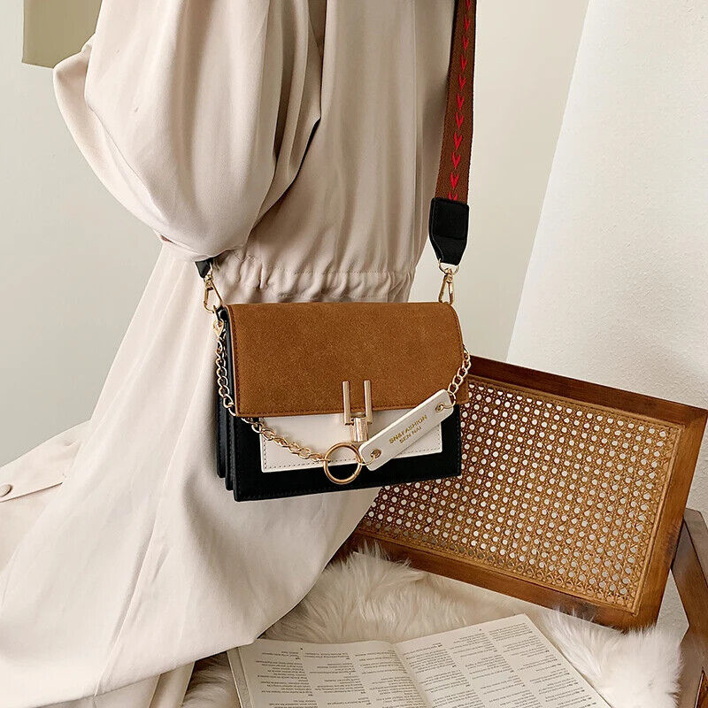 Bags Casual Shoulder Bags Contrast Color Ladies Bags
