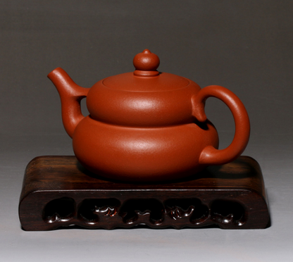 Authentic Yixing handmade purple clay teapot gourd teapot 180ml