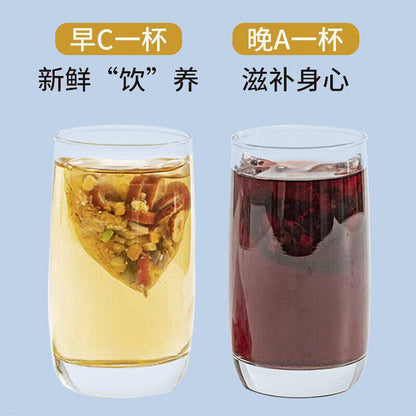 Fruit tea beautiful VC white lemon prickly pear good night tea health tea bag