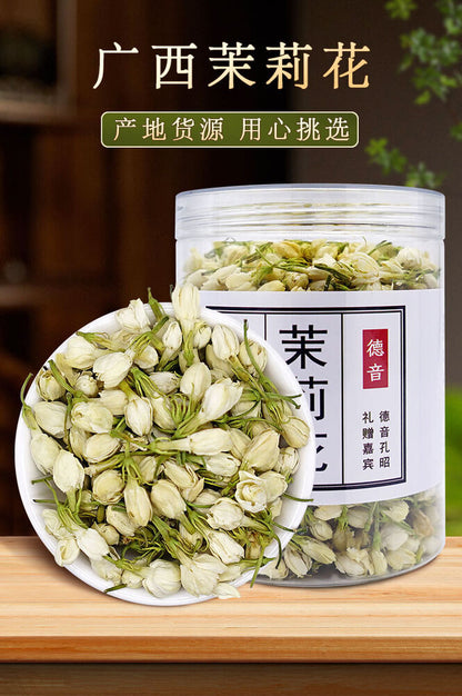 Jasmine 40 Grams Canned Herb Tea Fujian Bud Soaked in Water Dry Jasmine.